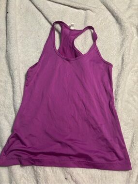 GAP Women's Racerback Tank Top in Magenta